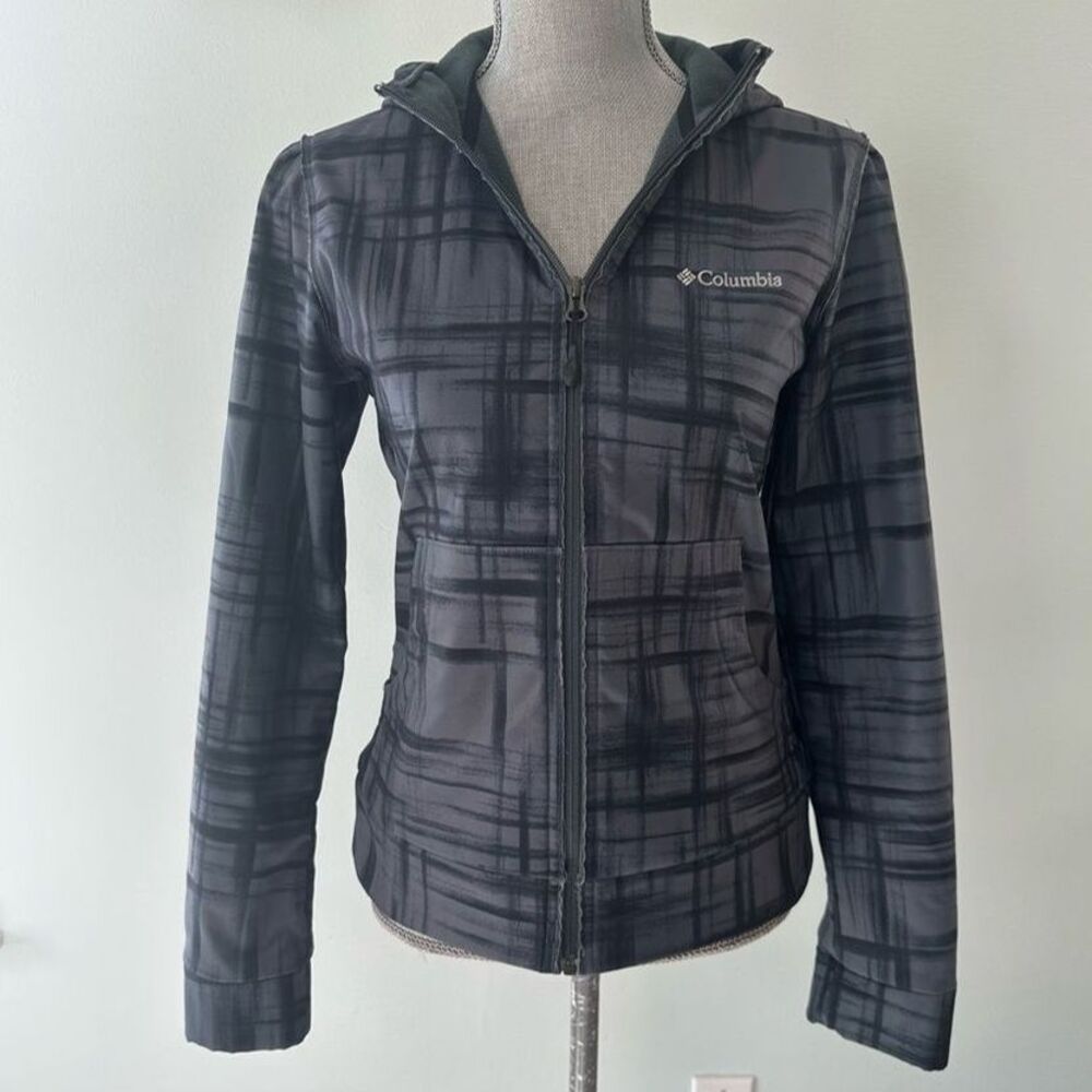 Columbia Omni-Shield Hooded Wind And Water Resistant Grey Jacket Hoodie Size S